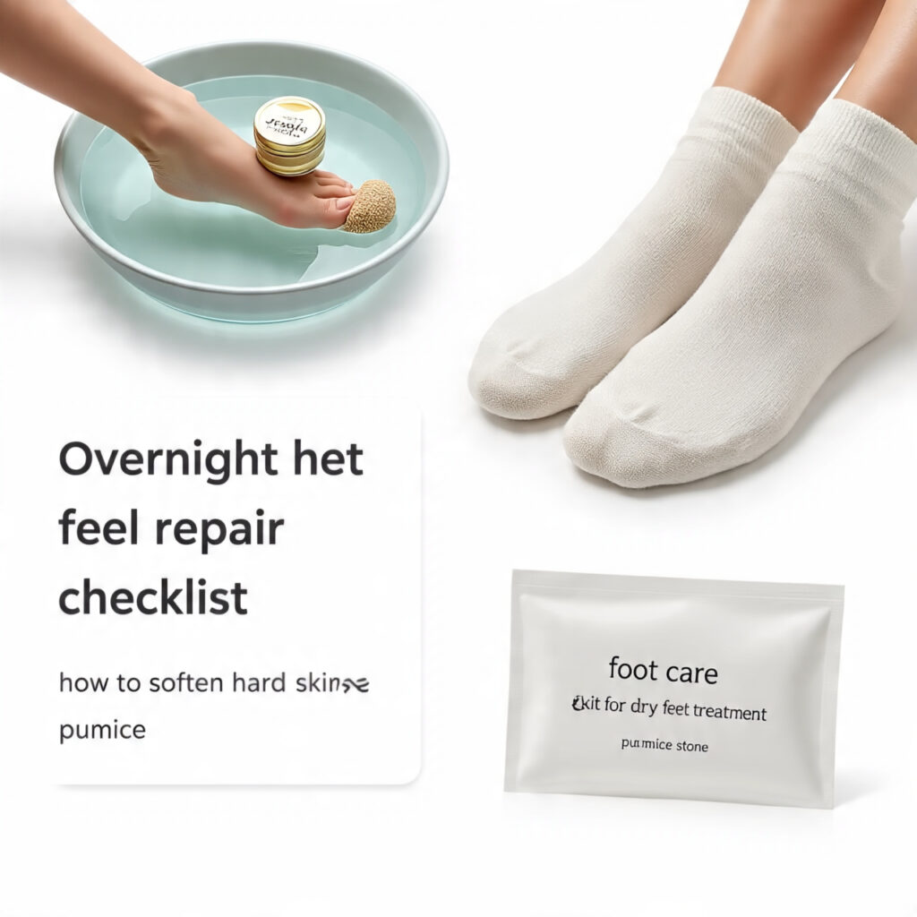 Cracked Heels Overnight with Vaseline