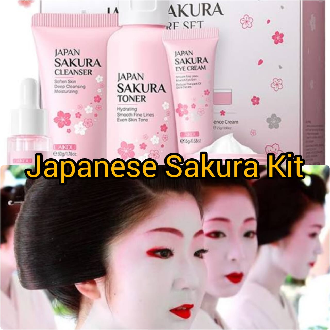 Sakura skincare for glowing skin